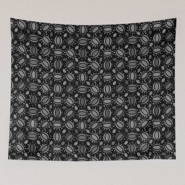 Item preview, Pattern in dark color beans  designed and sold by fuzzyfox.