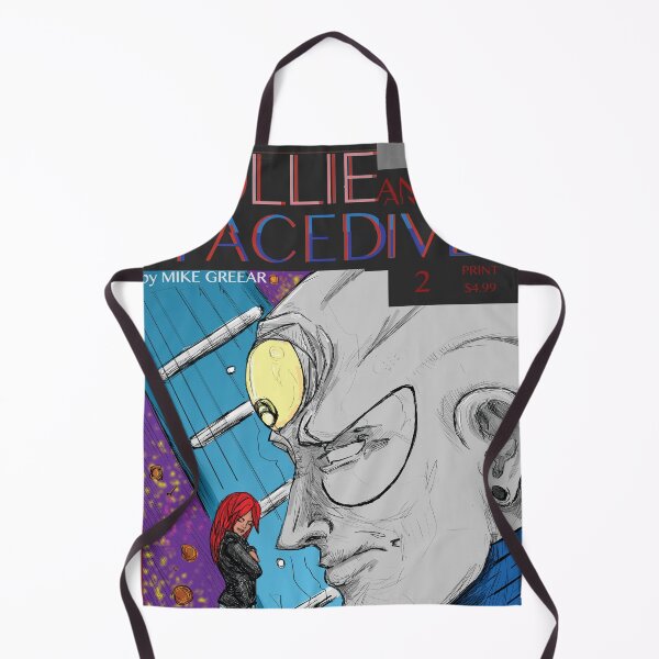 Item preview, MOLLIE AND THE SPACEDIVER #2 designed and sold by Michael Greear Wearable Comics.