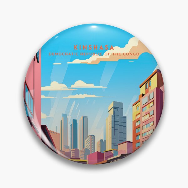 Item preview, Kinshasa DRC Vibrant Metropolis designed and sold by NeuralVibe.