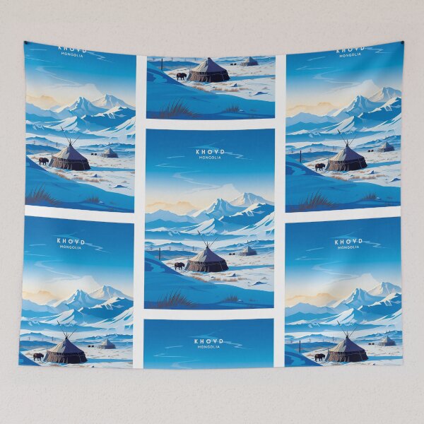 Item preview, Khovd Mongolia Frontier Beauty designed and sold by NeuralVibe.
