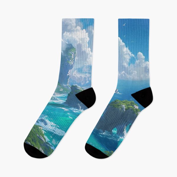 Artikelvorschau, Fantasie Küstenlandschaft entworfen und verkauft von Lumaria Designs.