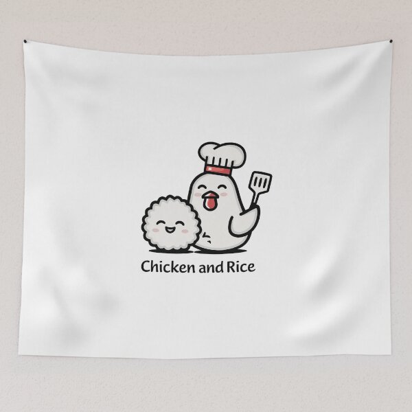 Item preview, Chicken And Rice, Workout Gym Gear  designed and sold by These_Prints.