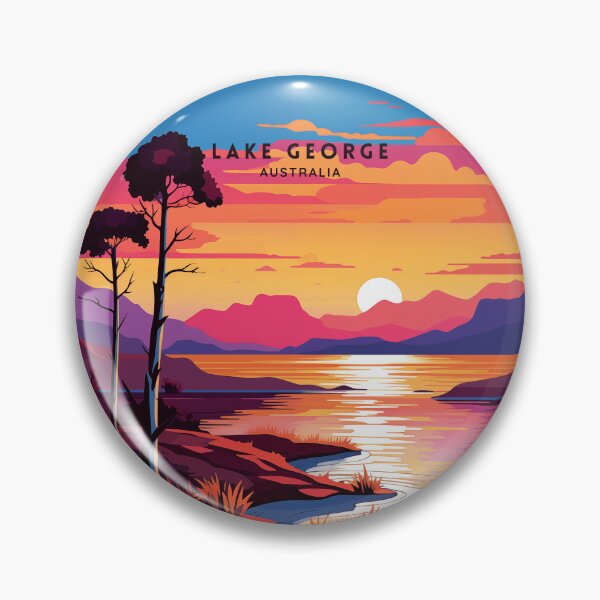Item preview, Lake George Australia Tranquil Haven designed and sold by NeuralVibe.