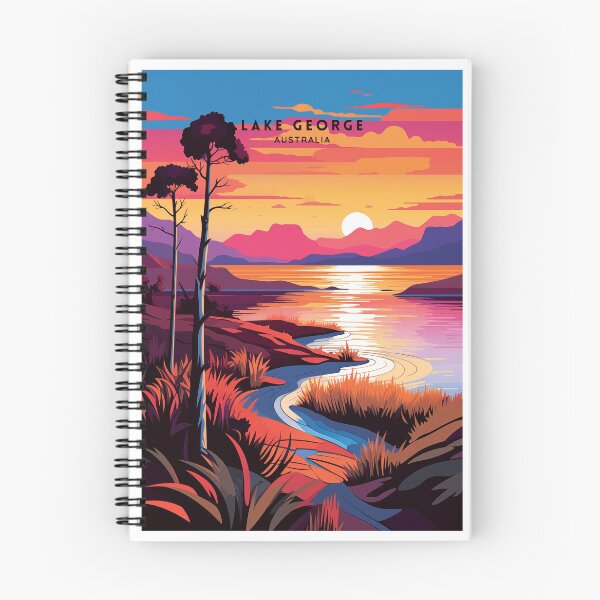 Item preview, Lake George Australia Tranquil Haven designed and sold by NeuralVibe.