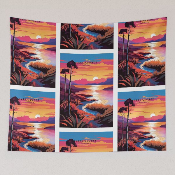 Item preview, Lake George Australia Tranquil Haven designed and sold by NeuralVibe.