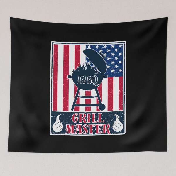 Item preview, Grill Master BBQ American Flag 4th of July Independence Day designed and sold by Savchuk-Vova.