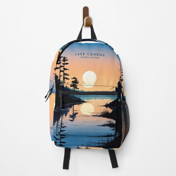 Item preview, Lake Conroe USA Lakeside Retreat designed and sold by NeuralVibe.