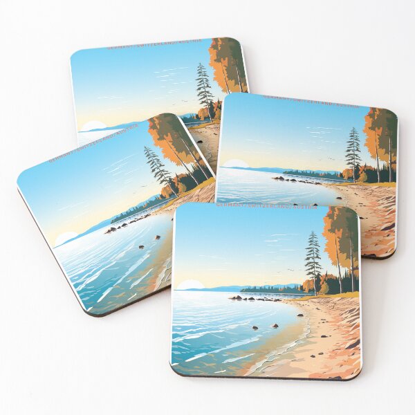 Item preview, Lake Constance Central Europe Scenic Beauty designed and sold by NeuralVibe.