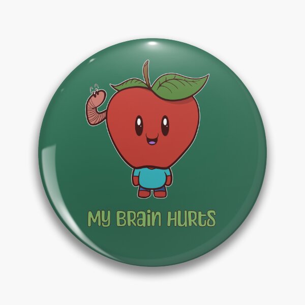 Item preview, My Brain Hurts - red designed and sold by WatershipBound.