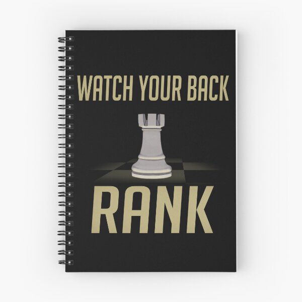 Item preview, Watch Your Back Rank Rook Design designed and sold by MauveineDesigns.
