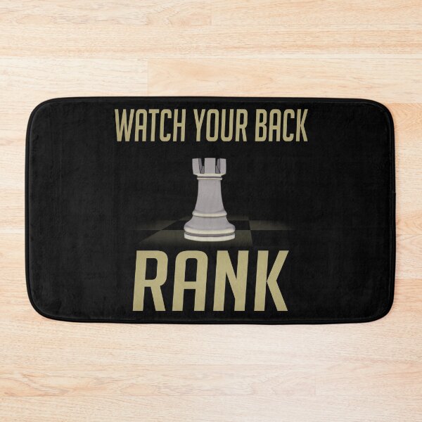Item preview, Watch Your Back Rank Rook Design designed and sold by MauveineDesigns.