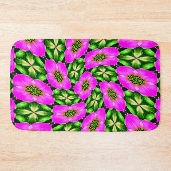 Item preview, Pink Flamingo Flowers Pattern designed and sold by Patternflower.
