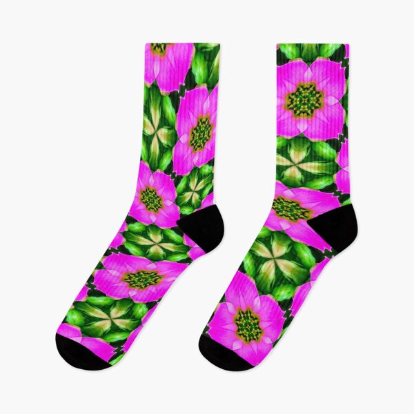 Item preview, Pink Flamingo Flowers Pattern designed and sold by Patternflower.