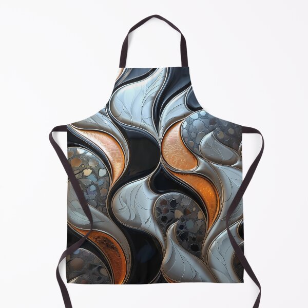 Item preview, Abstract design in black, grey and bronze colours designed and sold by Print2Harbor.