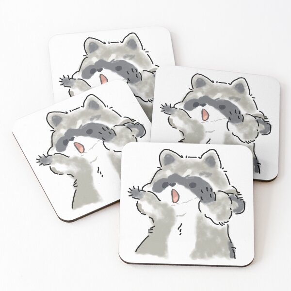 Item preview, Cute Grey Racoon - Adorable & Charming Animal designed and sold by Lu7u.