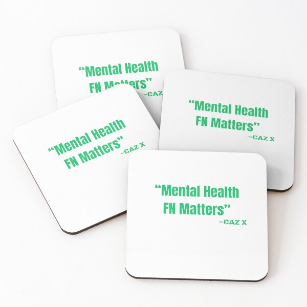 Item preview, CAZ X- "Mental Health FN Matters" green designed and sold by CazXMerch.