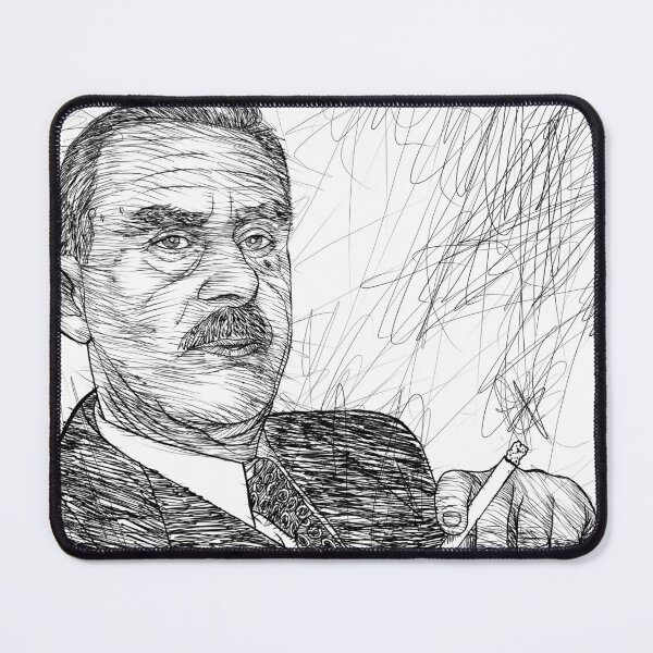 Item preview, THOMAS MANN - ink portrait .2 designed and sold by lautir.