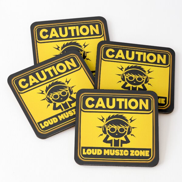 Item preview, Caution! loud music designed and sold by Gnfree.