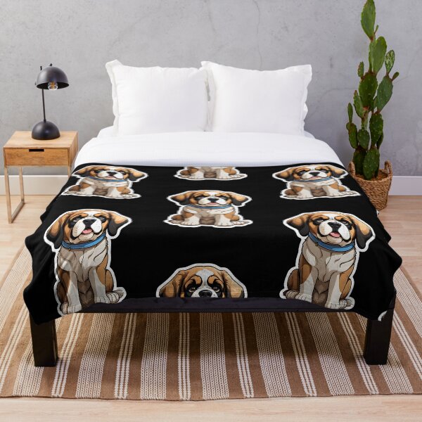 Item preview, Aesthetic cute and funny Saint Bernard designed and sold by Woofers Fanatics.