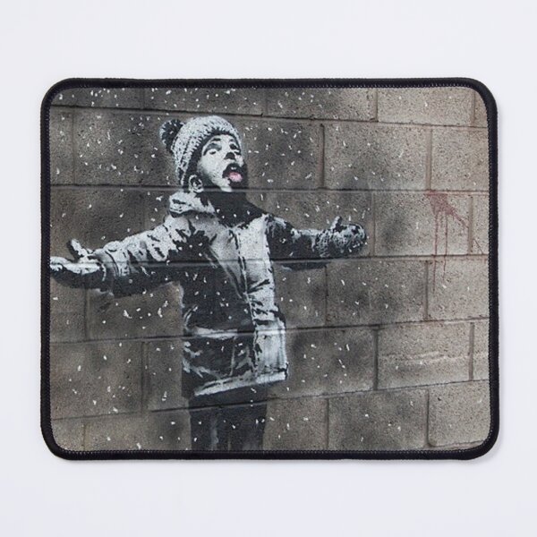 Item preview, Banksy Kid Licking Snow designed and sold by martin max.