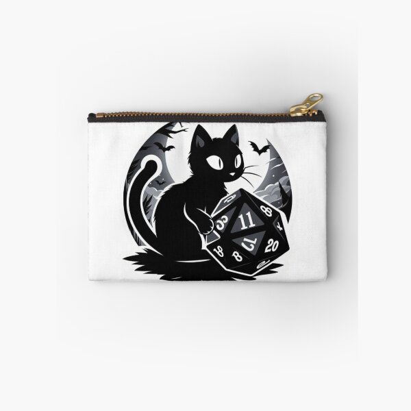 Item preview, Cat is playing with D20 Sticker #5 designed and sold by Kinyah88.