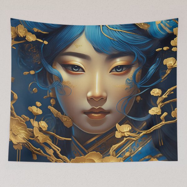 Item preview, Asian Goddess Portrait n°12 designed and sold by Grafik-Ai-Art.