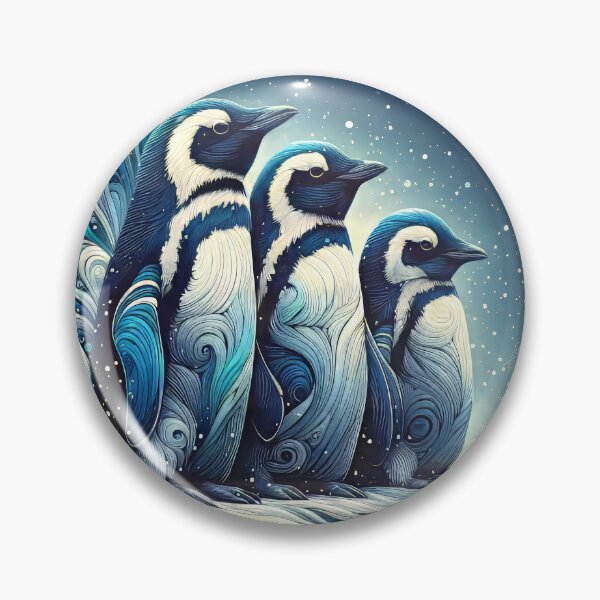 Item preview, Penguin Family Artistic Rendering designed and sold by CattyCornerPOD.