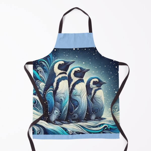 Item preview, Penguin Family Artistic Rendering designed and sold by CattyCornerPOD.