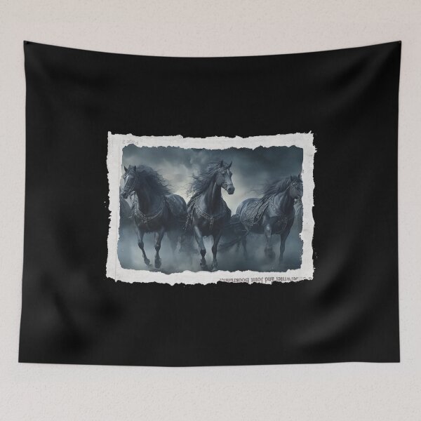 Item preview, Retro Running Horses designed and sold by Influcoast.