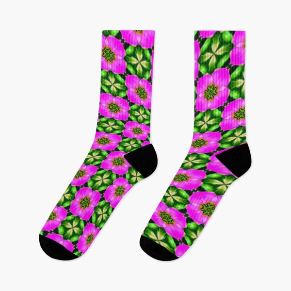 Item preview, Pink Flamingo Flowers Pattern designed and sold by Patternflower.