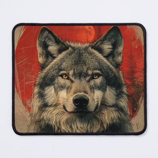Item preview, Grey Wolf Illustration designed and sold by OccultDreams.