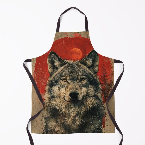 Item preview, Grey Wolf Illustration designed and sold by OccultDreams.