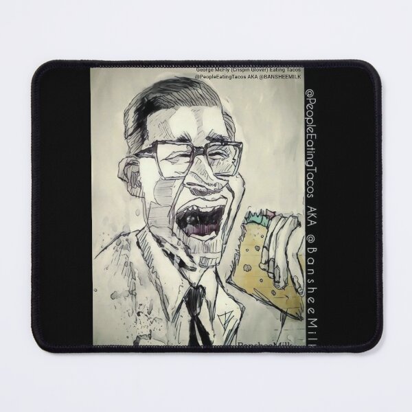 Item preview, George McFly Eating Tacos designed and sold by BansheeMilk.