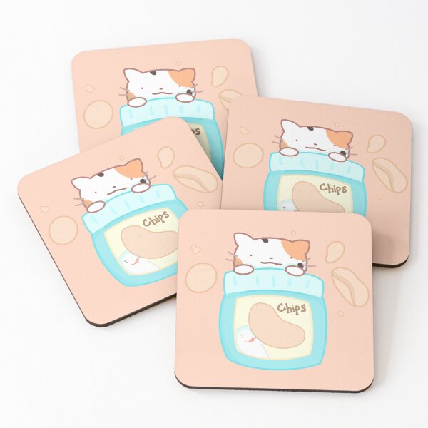 Item preview, Calico Cat in Chip Bag designed and sold by HiieDesigns.