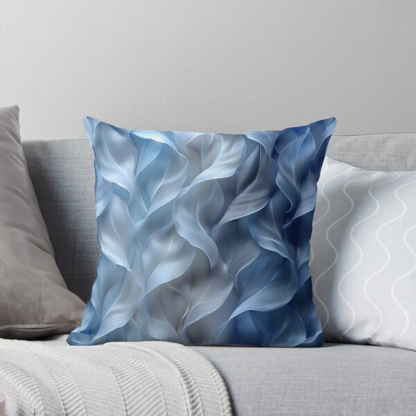 Item preview, Geometric pattern in hues of blue designed and sold by Print2Harbor.