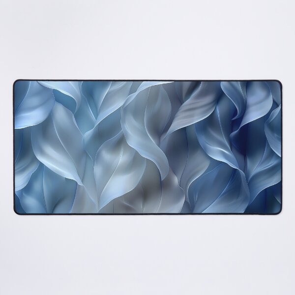 Item preview, Geometric pattern in hues of blue designed and sold by Print2Harbor.