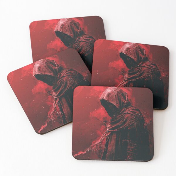Item preview, Red Grim Reaper Oil Painting designed and sold by OccultDreams.