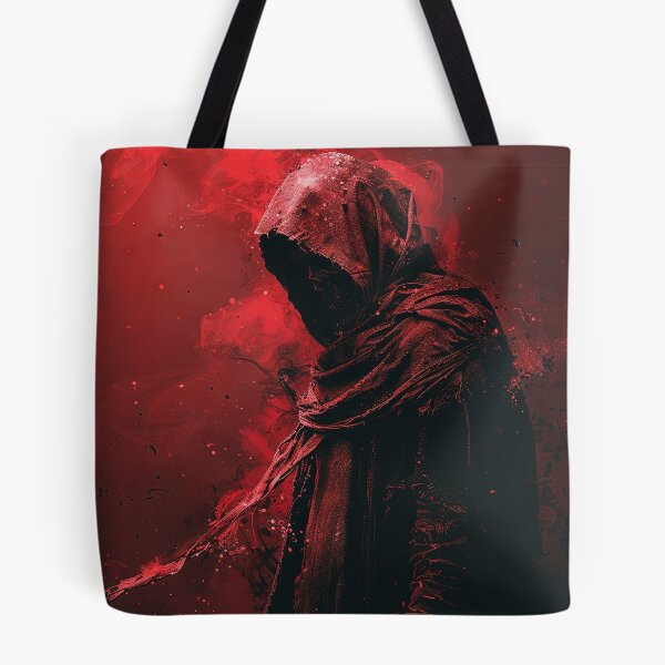 Item preview, Red Grim Reaper Oil Painting designed and sold by OccultDreams.