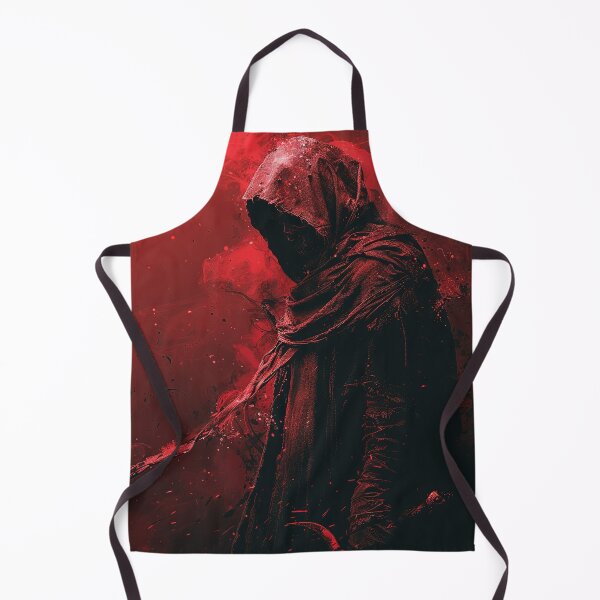 Item preview, Red Grim Reaper Oil Painting designed and sold by OccultDreams.