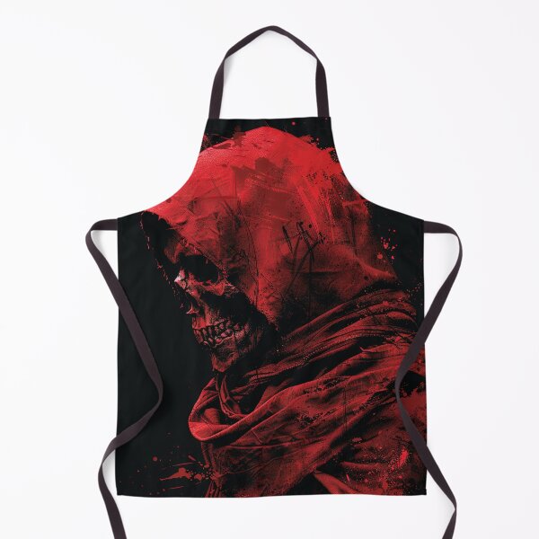 Item preview, Red Grim Reaper Oil Painting (Variation) designed and sold by OccultDreams.