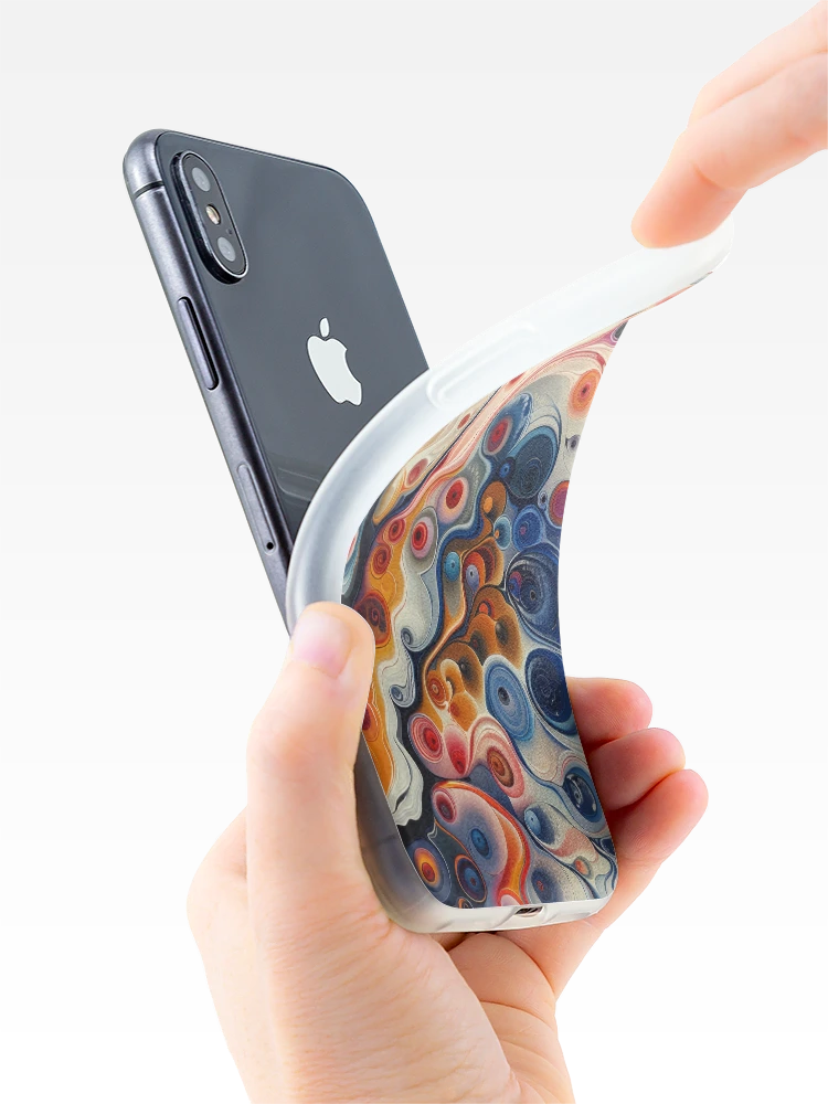 Thumbnail 4 of 5, iPhone Case, Abstract pattern designed and sold by Print2Harbor.