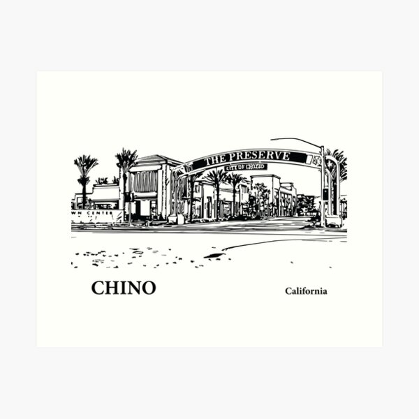 Vista previa del artículo con la obra «chino california», diseñado y vendido por Lakeric.