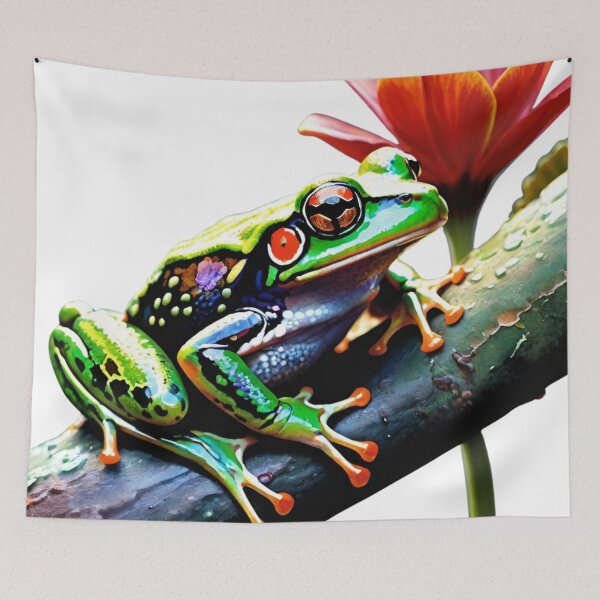 Item preview, Red-eyed Tree Frog designed and sold by TattedWolf.