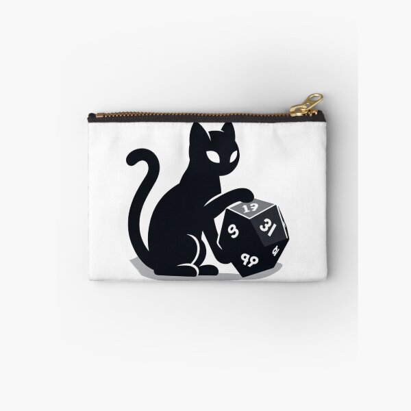 Item preview, Cat is playing with D20 Sticker #8 designed and sold by Kinyah88.