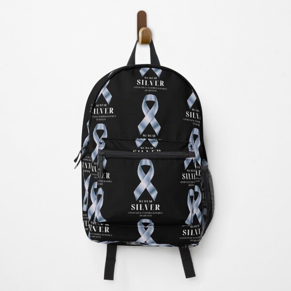 Item preview, Silver Ribbon for Congenital Cytomegalovirus Awareness designed and sold by Taans-Creation.