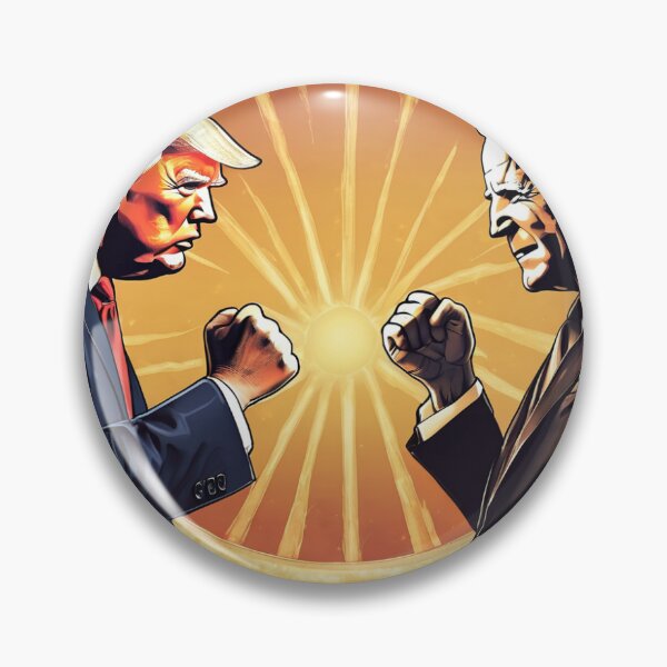 Item preview, Trump and Biden fist bump  designed and sold by thelaymanspeaks.