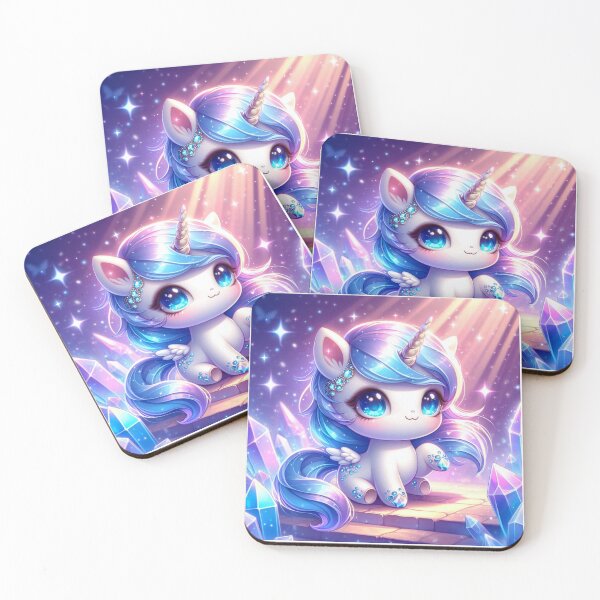 Item preview, Cute Unicorn Rainbow Magical Creature Beautiful Fantasy Art designed and sold by Laura BC.