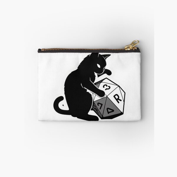 Item preview, Cat is playing with D20 Sticker #10 designed and sold by Kinyah88.