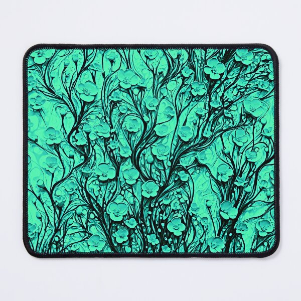 Item preview, Colorful Abstract Turquoise Buttercups designed and sold by LangfordVenfour.