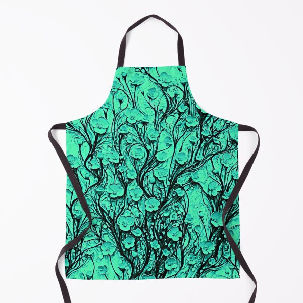 Item preview, Colorful Abstract Turquoise Buttercups designed and sold by LangfordVenfour.